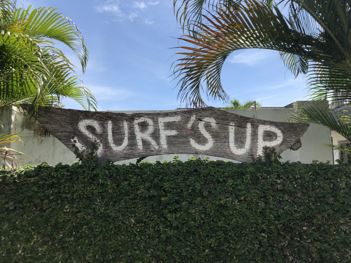 surf's up-skylt