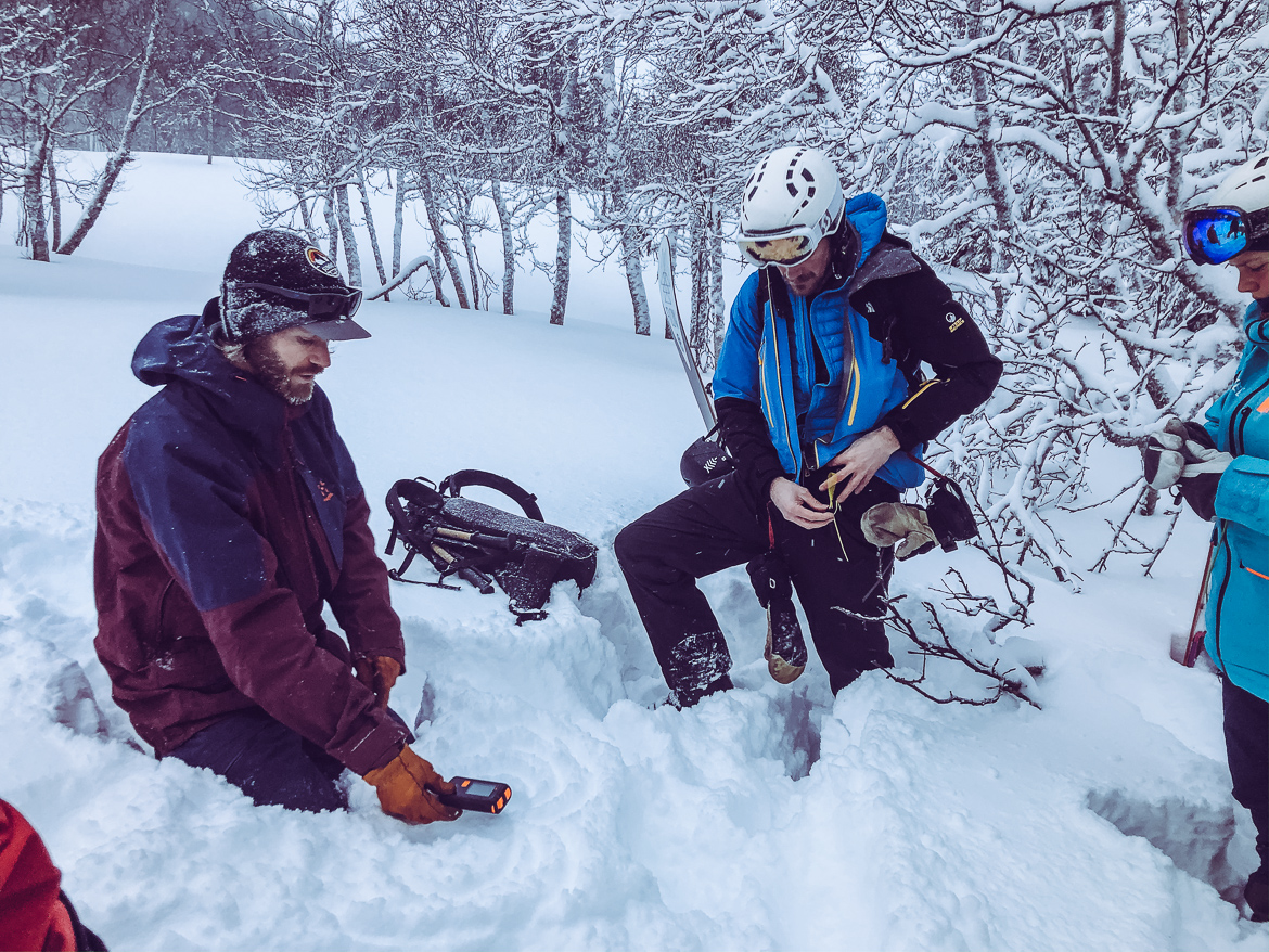 lavinkurs SVELAV Friåkning 1 med Summit guides i Åre
