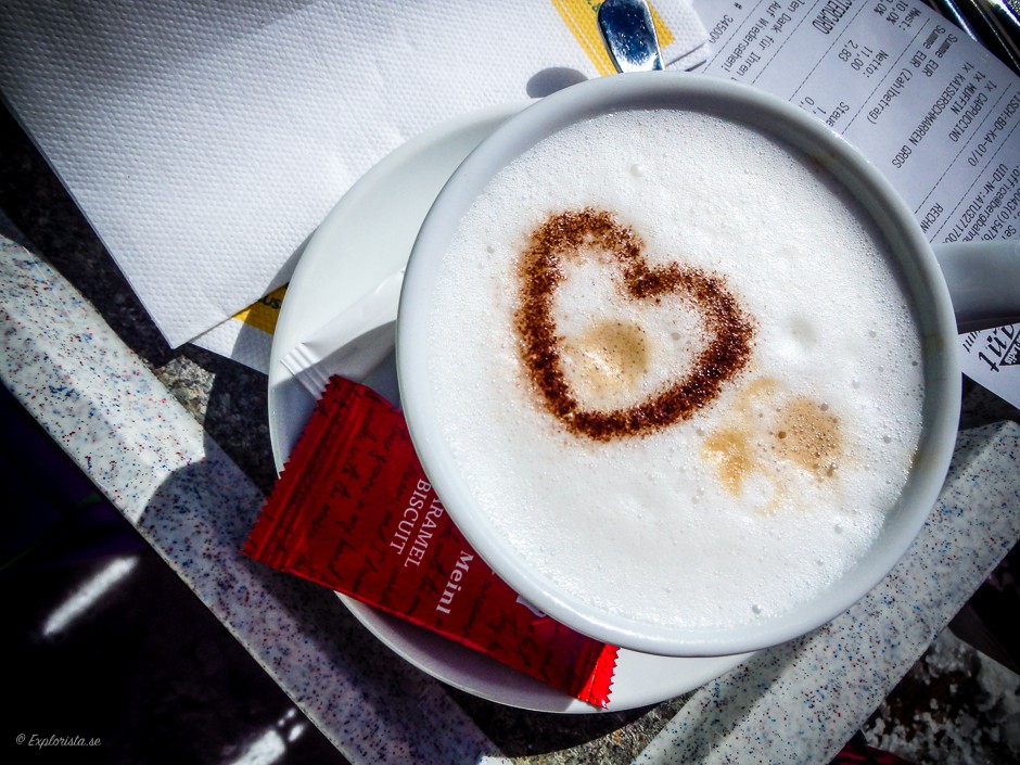kaffe med hjärta