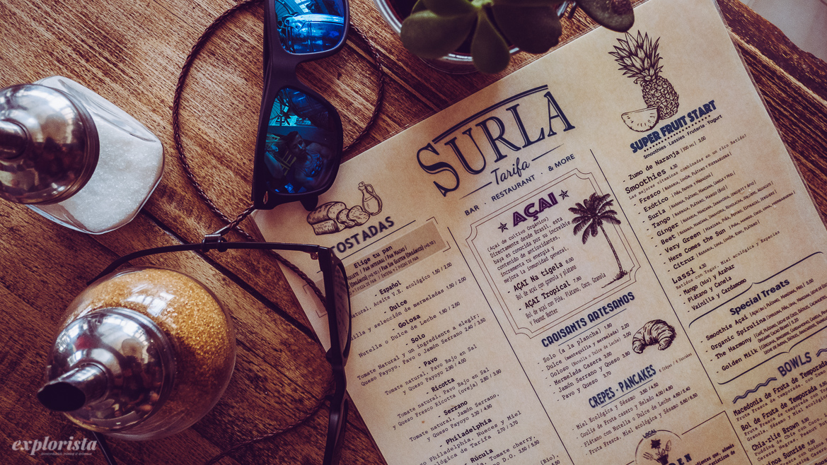 Surfa menu