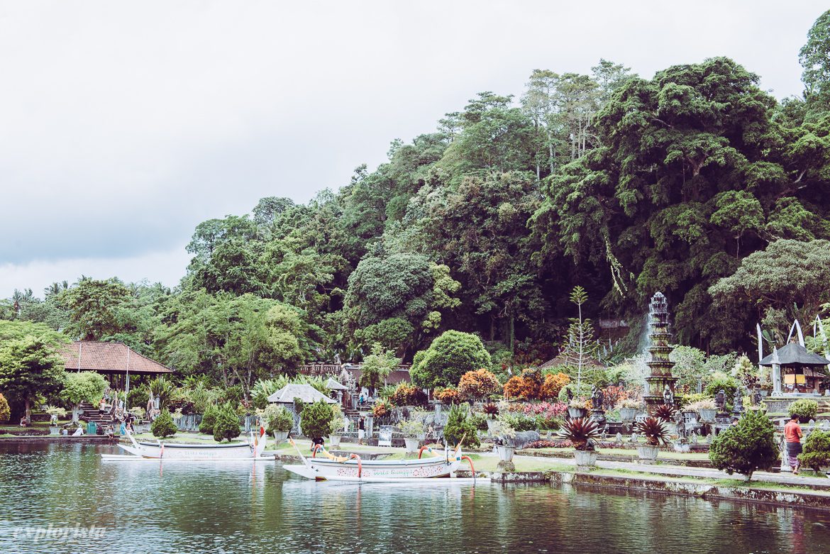 Tirta Gangga vattenträdgård Bali
