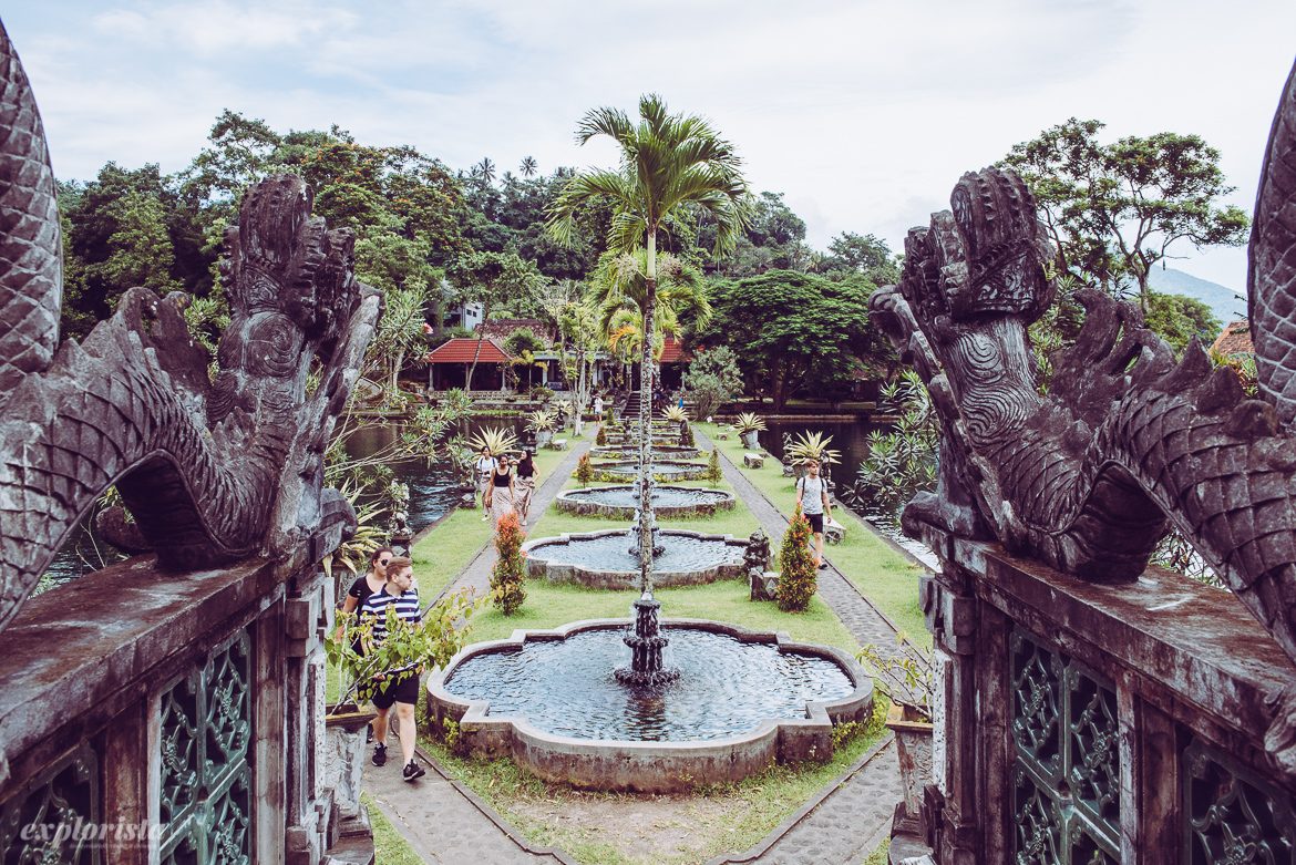 Tirta Gangga vattenträdgård Bali