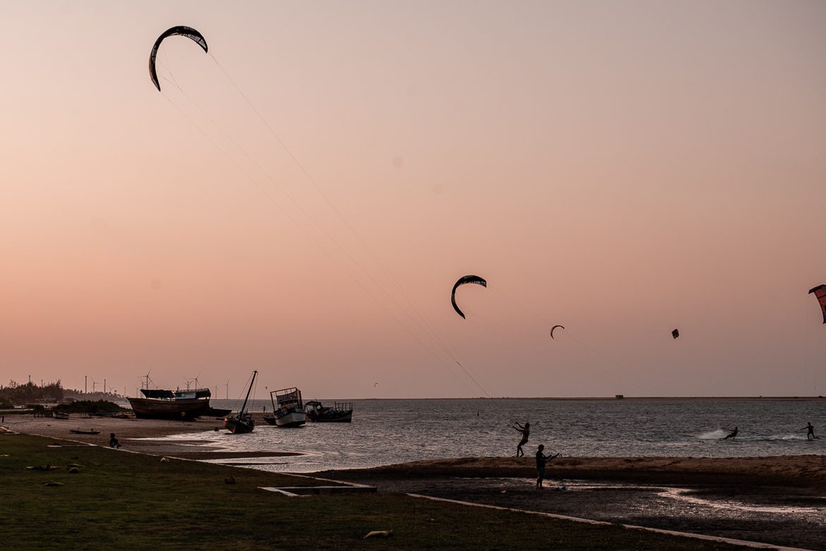 ilha do guajirú, brasilien, kitesurf