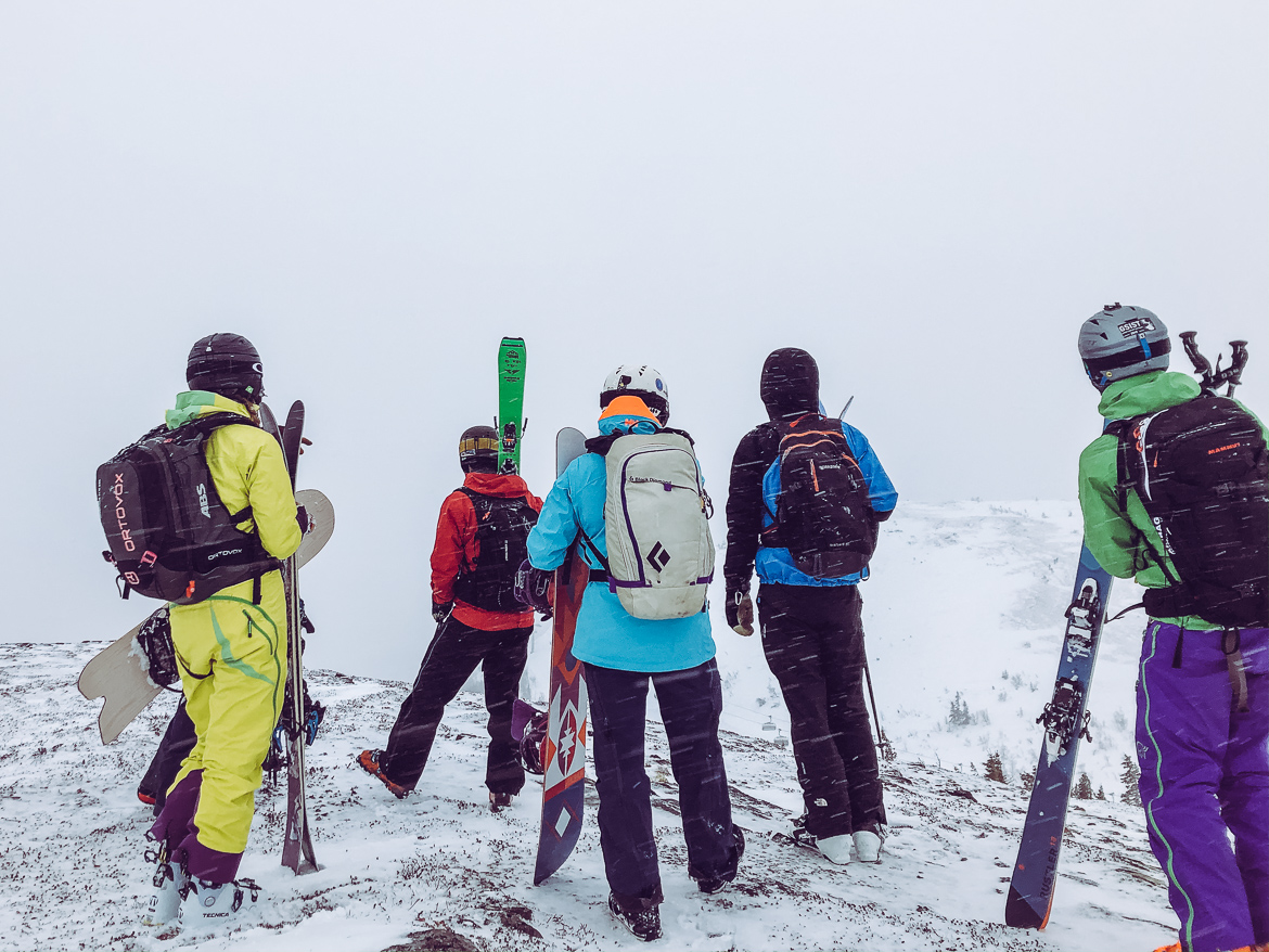 lavinkurs SVELAV Friåkning 1 med Summit guides i Åre