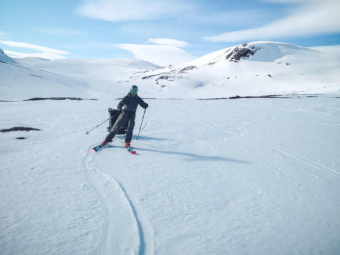 Åka skidor med Thulevagn