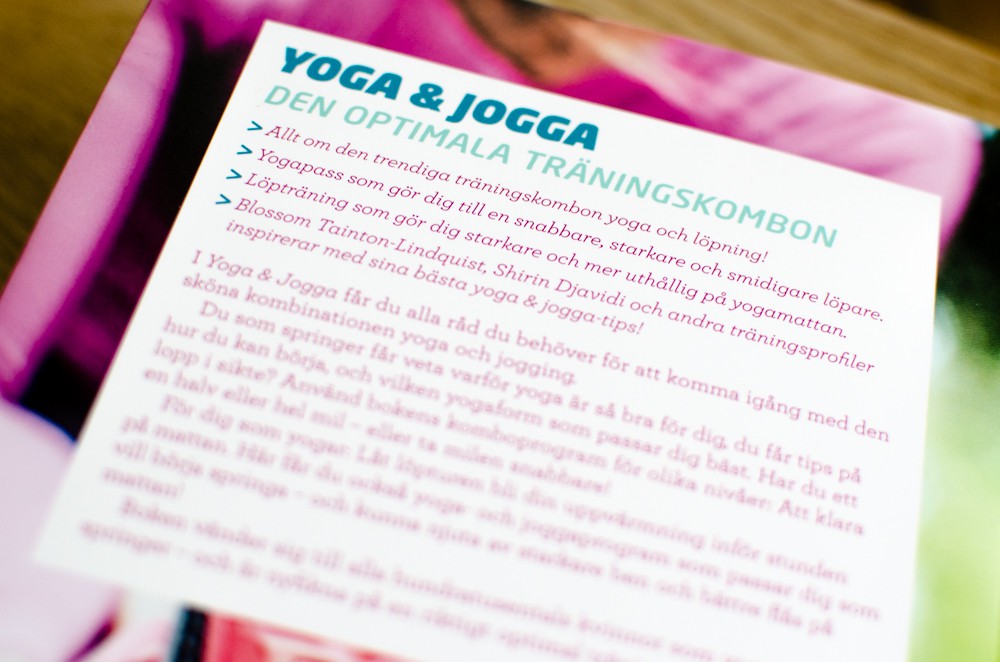 bok yoga och jogga